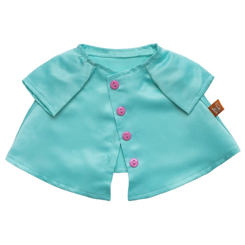 Бирюзовый плащ и шляпка