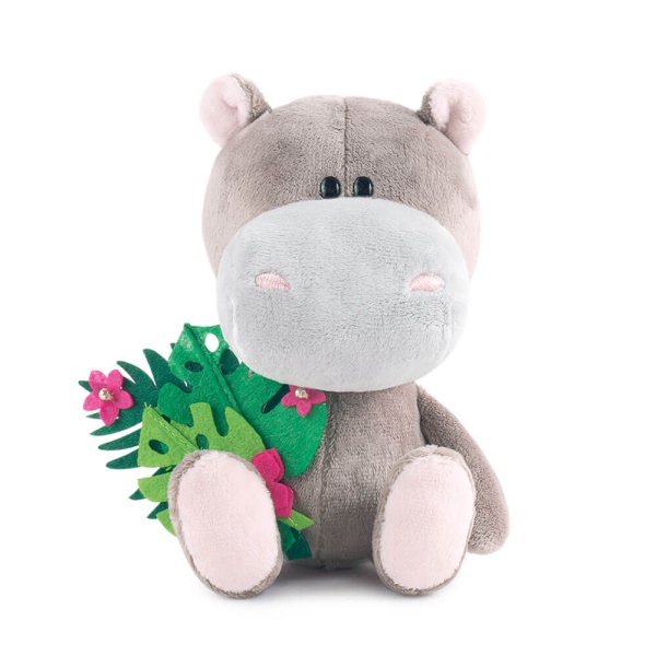 Бегемотик Бапото с букетом