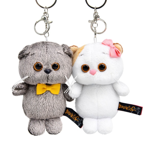 Кот Басик и Кошечка Ли-Ли "Щечка к щечке" с магнитами