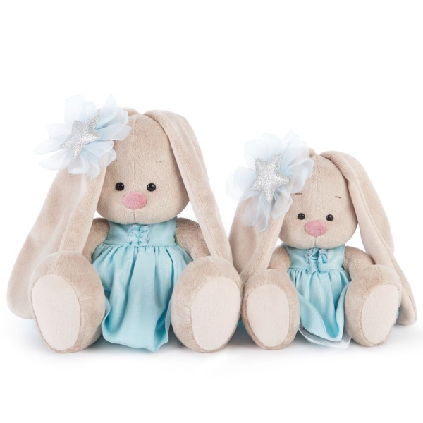 Зайка Ми в голубом платье со звездой