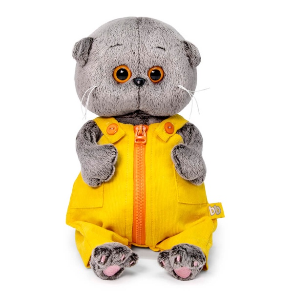 Басик беби в вельветовом комбинезоне