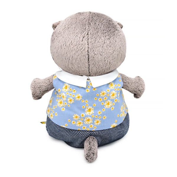 Басик беби в жилете в цветочек и брючках