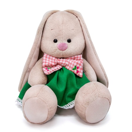 в юбке с кружевом и бантом