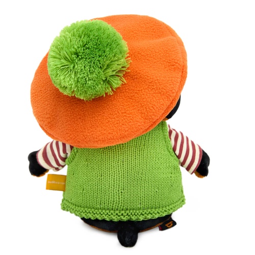 Ваксон baby в жилете и берете с помпоном