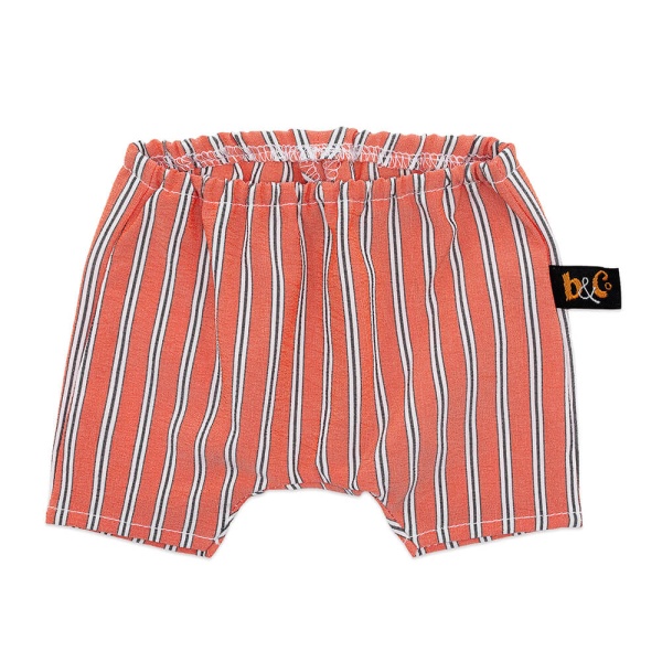 Полосатый костюм на пуговицах