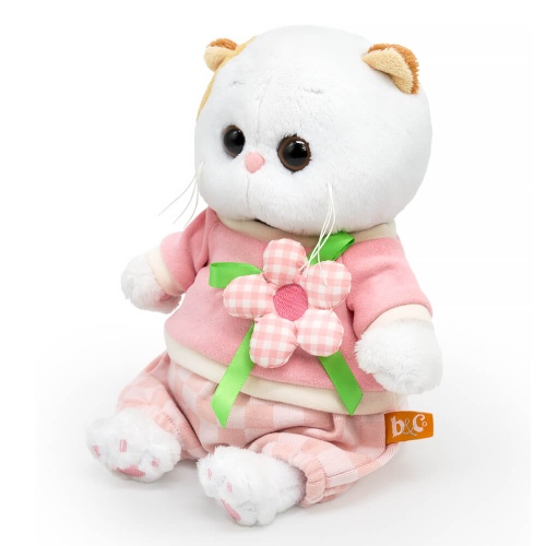 в свитшоте с цветком