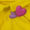 Желтая рубашка с сердцами и штанишки