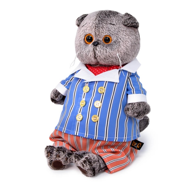 Басик в полосатом костюме