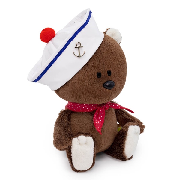 Медведь Федот в морском берете с якорем