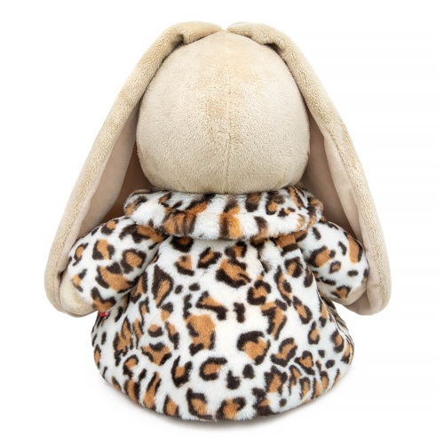 большой в шубе с леопардовым принтом