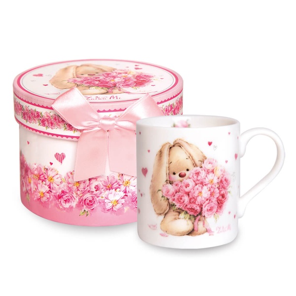 Кружка «Зайка Ми с букетом»