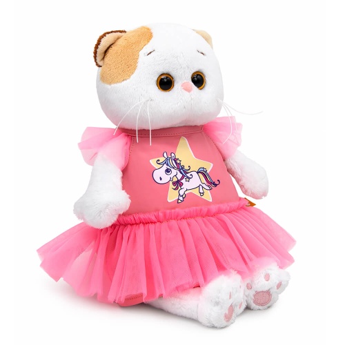 Кошечка Ли-Ли в платье с лошадкой