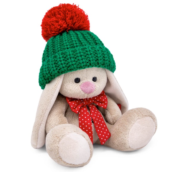 Зайка Ми в зеленой шапке