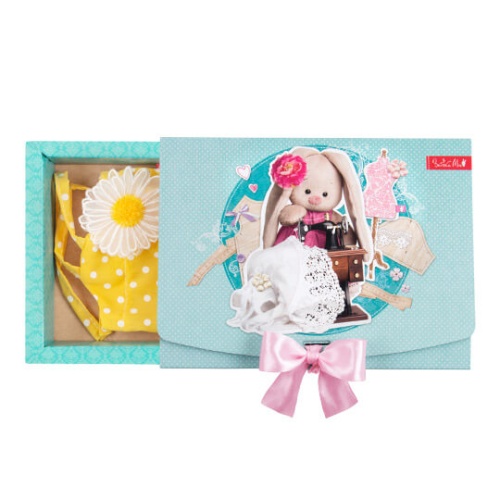 Песочник желтый в белый горошек