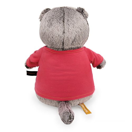 Басик в лонгсливе с принтом "Супер кот"