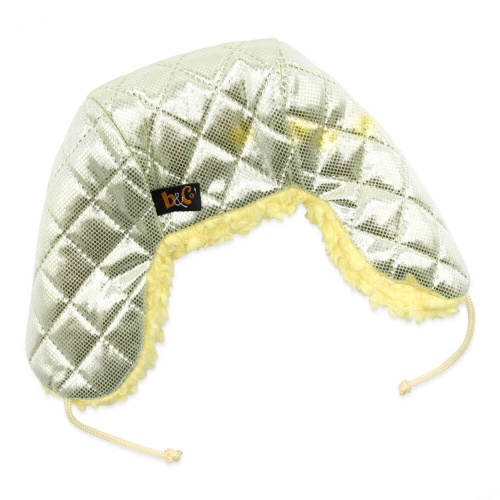 Стеганая шапка-ушанка