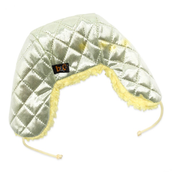 Стеганая шапка-ушанка