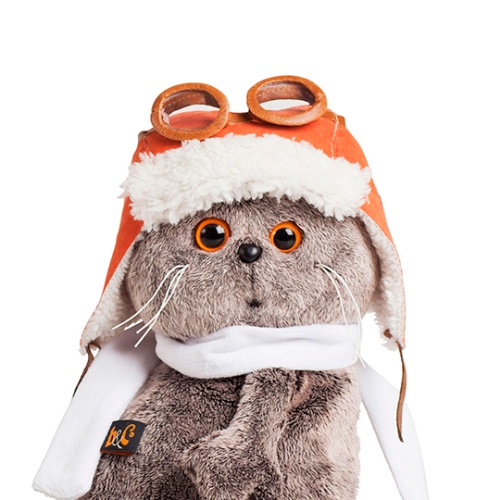 в шлеме и шарфе