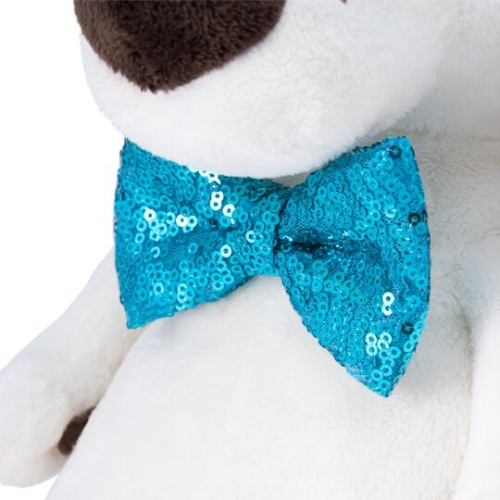 в галстуке-бабочке в пайетках