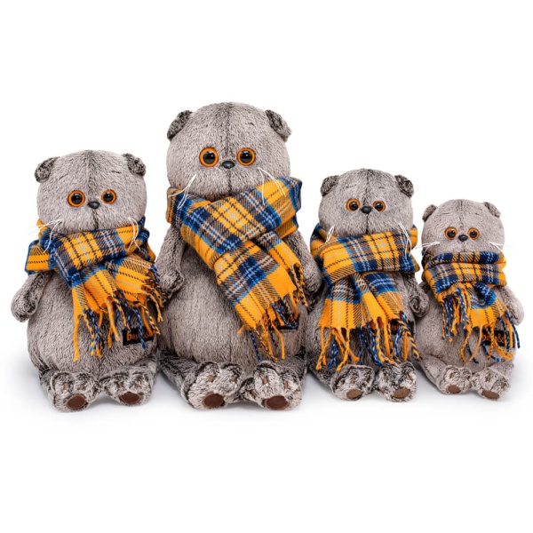 Басик и шарф в клеточку