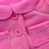Пальто розовое