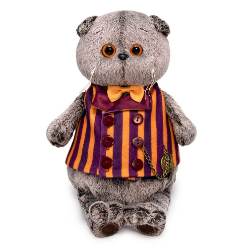 в полосатом жилете