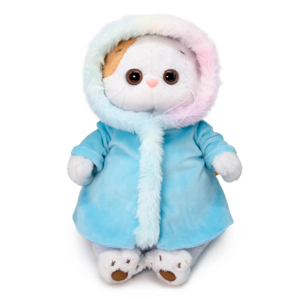 Ли-Ли в шубке с радужным мехом