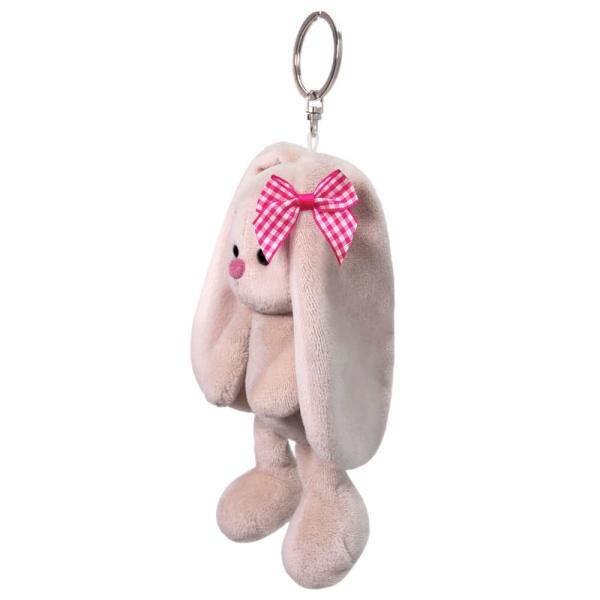 Брелок Зайка Ми с розовым бантиком