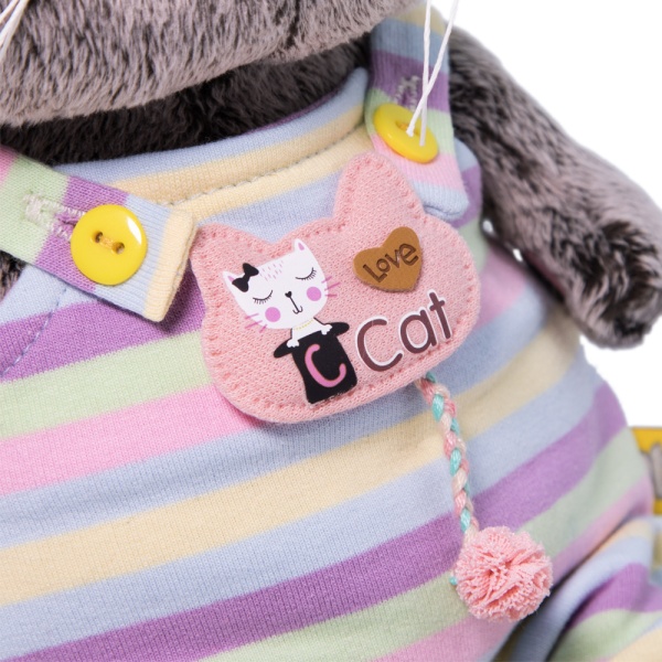 Басик беби в полосатом комбинезончике