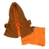 Оранжевые штаны и толстовка с капюшоном