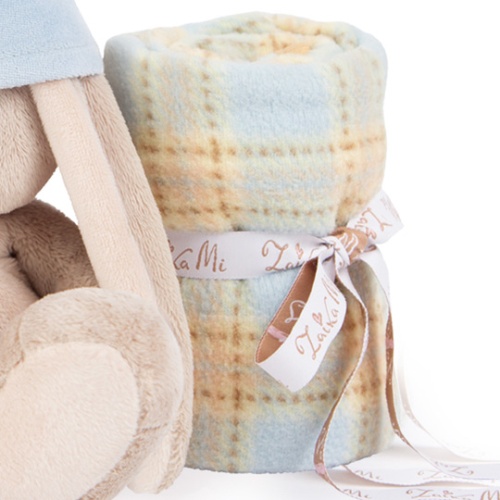 в колпачке с пледиком