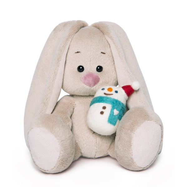 Зайка Ми со снеговичком