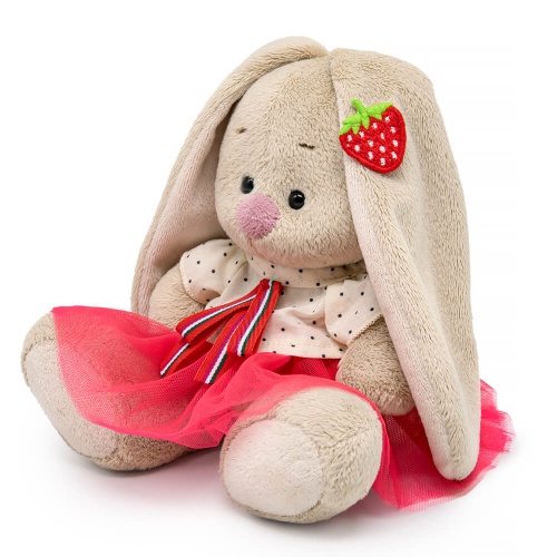 Зайка Ми в блузке и с земляничкой на ушке