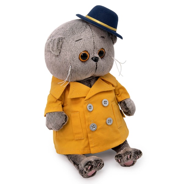 Басик беби в тренче и шляпке