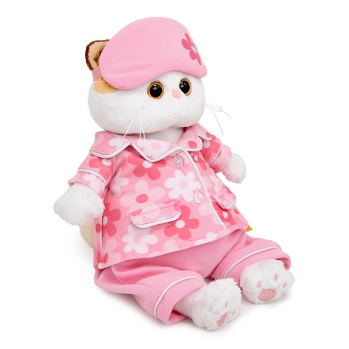 Кошечка Ли-Ли в пижаме с принтом "Цветочек"