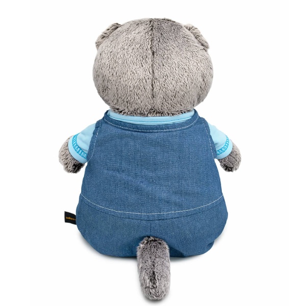 Кот Басик в комбинезоне "Деним"