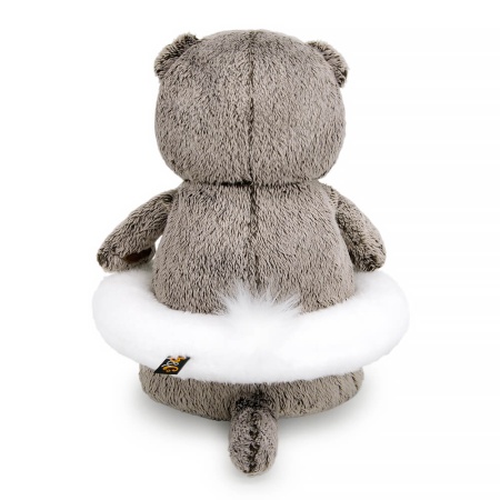 Кот Басик в плавательном круге "Гусик"