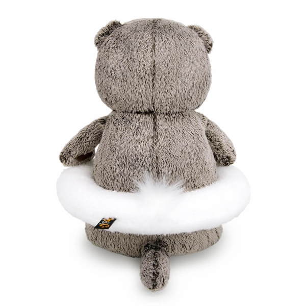 Кот Басик в плавательном круге "Гусик"