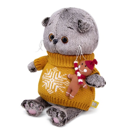 в оранжевом свитере