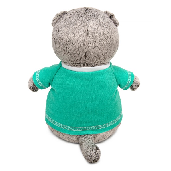 Кот Басик в лонгсливе с принтом "Мультсериал"