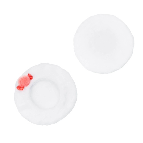 Коралловое платье и белый берет