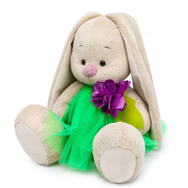 Зайка Ми в платье с пурпурным цветком