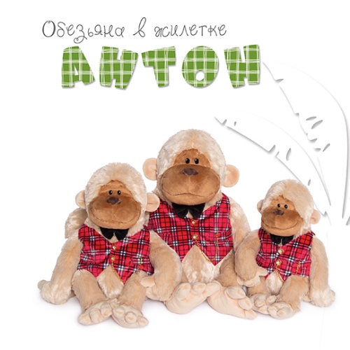 Обезьяна в жилетке Антон