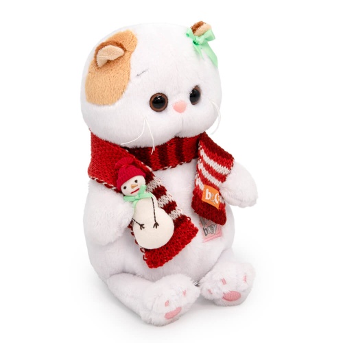 в шарфике со снеговичком