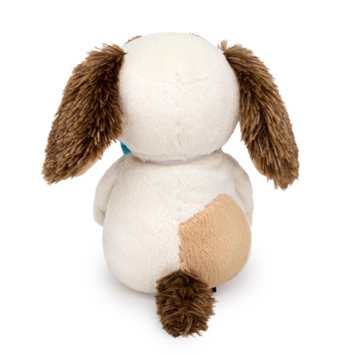 с голубым бантом в горошек