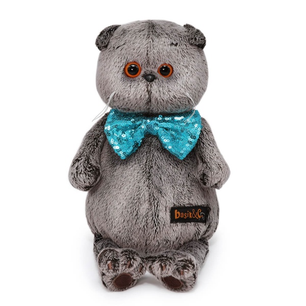 Басик в галстуке-бабочке в пайетках