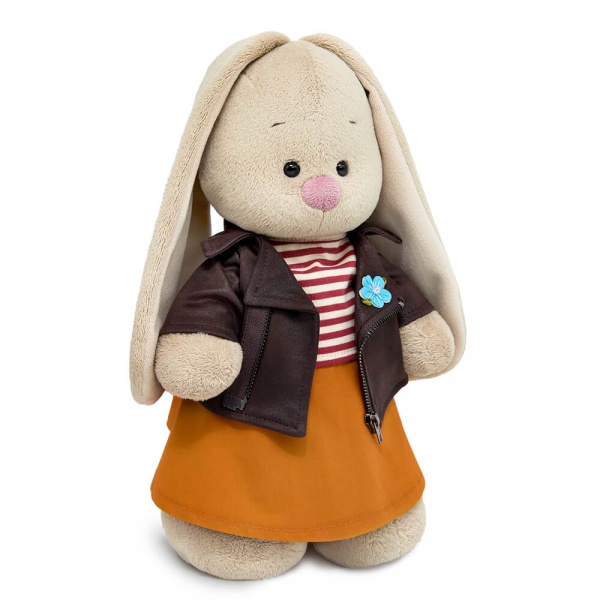 Зайка Ми в косухе из эко-замши