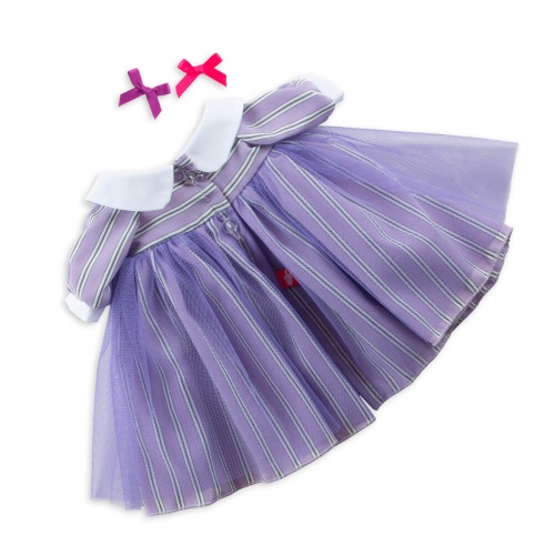 Платье лиловое в полоску