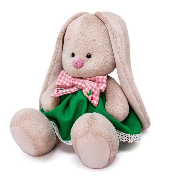 Зайка Ми в юбке с кружевом и бантом