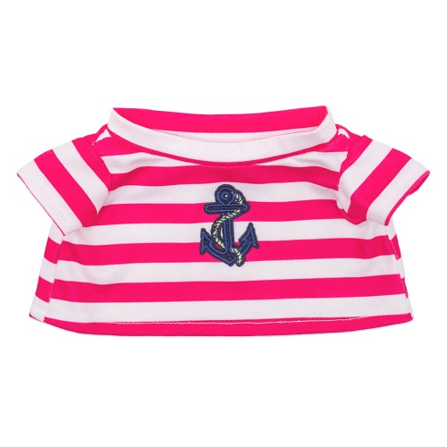 Полосатая футболка с якорем